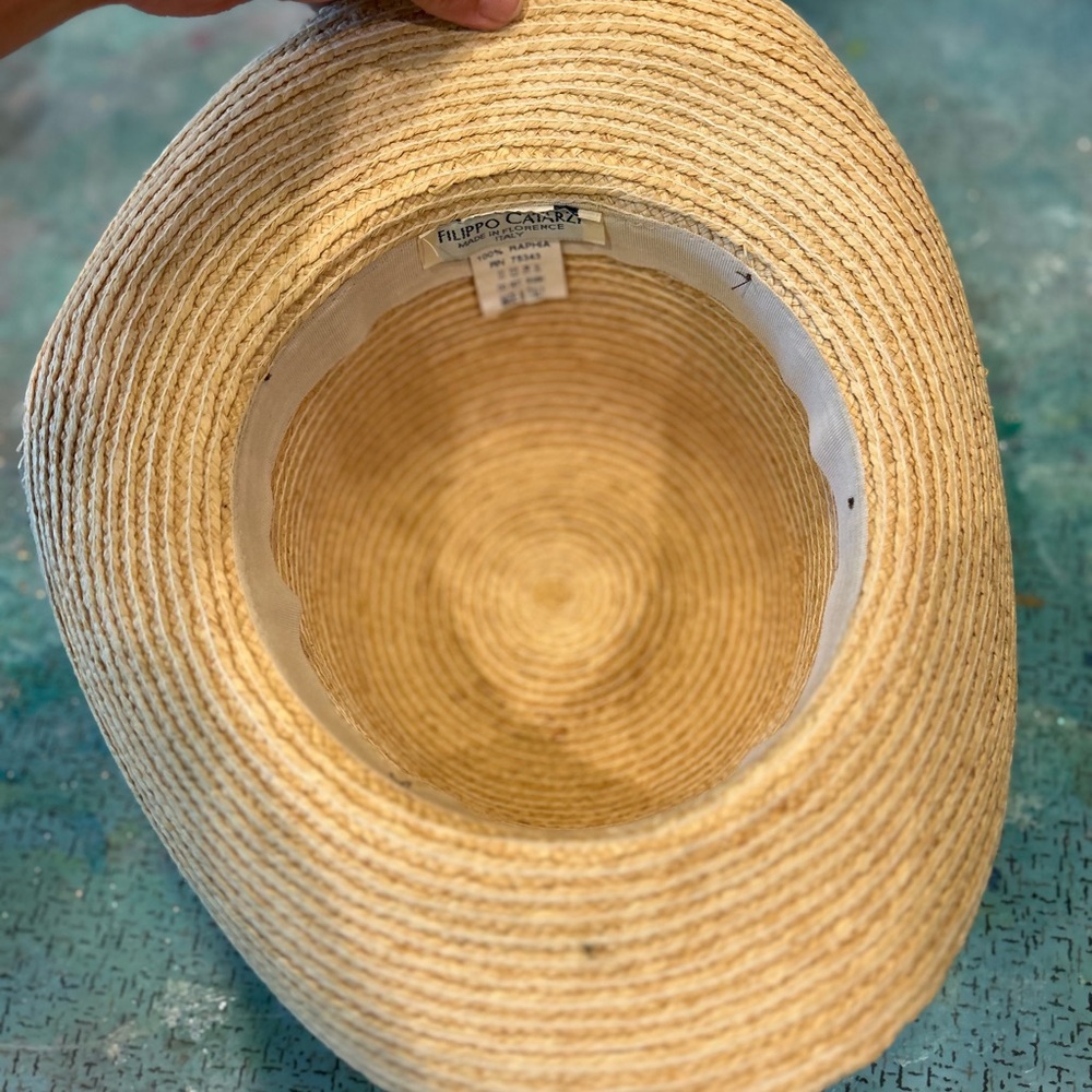 Italian Raffia Hat - Picture 6 of 8